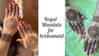 Royal mandala for bridesmaid [upl. by Inan]