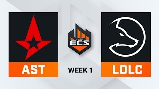 Astralis vs LDLC  Map 1  Dust 2 ECS Season 7  Week 1  DAY1 [upl. by Buehler]