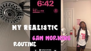 MY REALISTIC 6AM MORNING ROUTINE  MIDDLE SCHOOL   grwm hygiene ootd and more ✩❦ [upl. by Evers913]