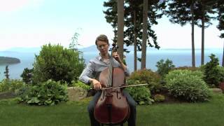 Montagnana Cello Sarabande in Bellingham Suite no 3 Joshua Roman Everyday Bach [upl. by Ylebmik843]