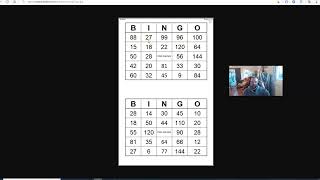 Random Times Table Bingo Educational Worksheet [upl. by Skinner]