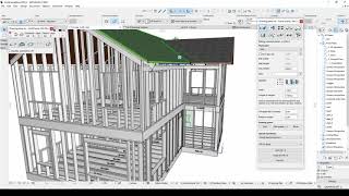 ArchiFrame Plank Tools Editing Roof Rafters [upl. by Nibla152]