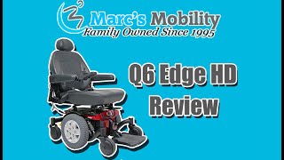 Quantum Q6 Edge HD  Basic Heavy Duty Power Chair with Suspension  Review 4570 [upl. by Aerdnahs289]