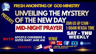 MIDNIGHT HOUR OF PROPHETIC PUSH WITH FRESH ANOINTING OF GOD MINISTRY 5122024 [upl. by Naened]