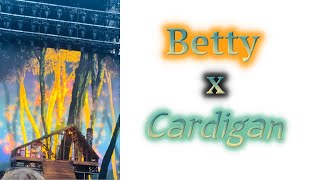 Eras Tour Hamburg Betty x Cardigan [upl. by Onitnevuj]