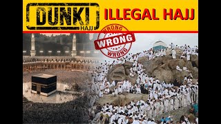 Dunki Illegal Hajj hajj2024updates hajj2024 islamicvideo islamicshorts arafat mina hajj2024 [upl. by Yclek]