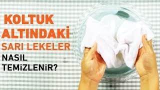 Koltuk Altındaki Sarı Lekeler Nasıl Temizlenir [upl. by Bilak]