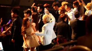 MAMA 2011 SINGAPORE Suju 2NE1 Dancing to Dr Dre  Snoop Dogg [upl. by Nilat755]