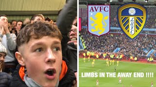 ABSOLUTE LIMBS IN THE AWAY END VLOG Aston Villa vs Leeds [upl. by Alehc]