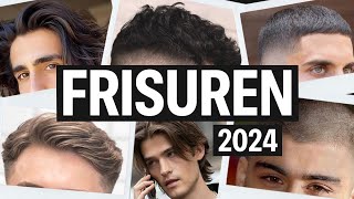 Diese Frisuren tragen Männer 2024 ● Männerfrisuren 2024 [upl. by Hsiri]