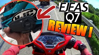 EJEAS Q7 HELMET INTERCOMM REVIEW  3 MONTHS OF USING [upl. by Etteyafal]