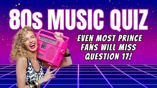 80S MUSIC QUIZ 20 extra hard questions [upl. by Lime]