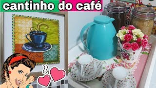 REPAGINANDO O CANTINHO DO CAFÉ  RACK DA SALA  POR CASA LIMPA [upl. by Colvin707]