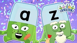 The A to Z Alphabet Song and More 🎶  Phonics Fun  Learn to Spell with ABC  officialalphablocks [upl. by Nyrrek]