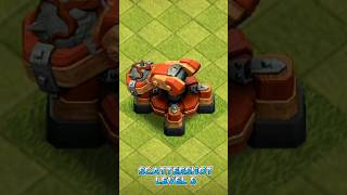 CLASH OF CLANS  SCATTERSHOT UPGRADE TRANSFORMATION [upl. by Zarah530]