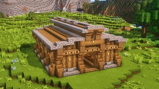 Minecraft  How to Build a Villager Trading Hall Tutorial [upl. by Jeu]