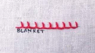 How to do a Blanket Stitch [upl. by Callida513]