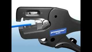 Embla Cut and Strip tool from Pressmaster AB [upl. by Turtle]