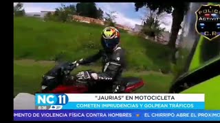 Reportaje NC Once quotJauríasquot en motocicletas alertan a las autoridades [upl. by Anertac]