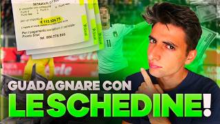 GUADAGNA con le SCHEDINE in modo STATISTICO NO MATCHED BETTING  Guadagnare Online [upl. by Atwahs]