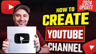 How To Create A YouTube Channel  2024 Beginner’s Guide [upl. by Akeenat]