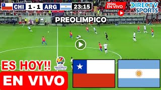 Chile vs Argentina EN VIVO donde ver y a que hora juega chile vs argentina Preolímpico 2024 sub 23 [upl. by Sterrett]