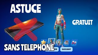 ASTUCE SANS TELEPHONE SKIN KATALINA GRATUIT SUR FORTNITE [upl. by Vasyuta339]