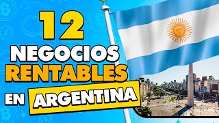 ✅ 12 Ideas de NEGOCIOS RENTABLES en ARGENTINA con Poco Dinero 🤑 [upl. by Perlman]