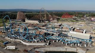 ABYSSUS  tests of new roller coaster in EnergyLandia Aqualantis [upl. by Madeline995]