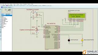 Schéma de Contrôle de Température avec PIC16F877A et Affichage sur LCD [upl. by Anneliese83]