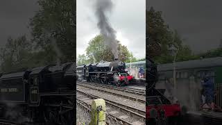 44932 leaving Bridgnorth with lots of wheel slip britishrailways railway train shorts [upl. by Greenstein540]