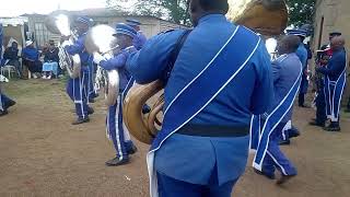 St Canaan Brass Band at Ezasevaal 2024  Song title Monwabisi Maestro Bheki Mselekus song [upl. by Ahsilrac]