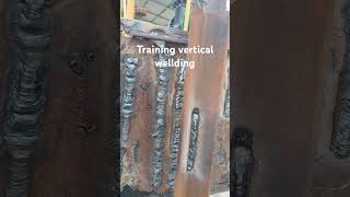 Cara welding vertical training [upl. by Ppilihp]