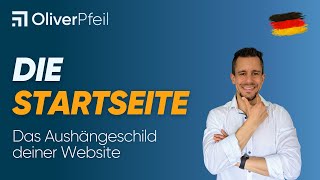 Die Startseite  Das Aushängeschild deiner Website 🇩🇪 [upl. by Nosak]