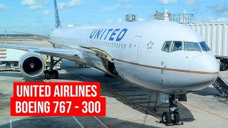 Ultimate United Boeing 767300 Seat Review Business Premium Plus amp Economy Class Seating [upl. by Ecnaled]