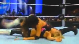 WWE Superstars Natalya vs Aksana [upl. by Hanikas]