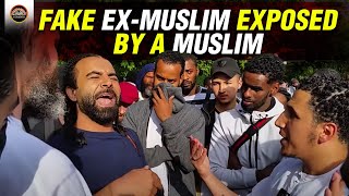 Fake ExMuslim Exposed By A Muslim  Speakers Corner [upl. by Joye738]