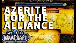 Azerite For the Alliance WoW Quest [upl. by Klecka]