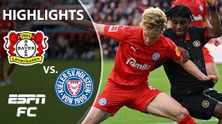 😱 IMPROBABLE ENDING 😱 Bayer Leverkusen vs Holstein Kiel  Bundesliga Highlights  ESPN FC [upl. by Allecram]