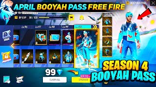 NEXT BOOYAH PASS IN FREE FIRE  APRIL BOOYAH PASS FREE FIRE 2023  SEASON 4 BOOYAH PASS FREE FIRE [upl. by Kirch]