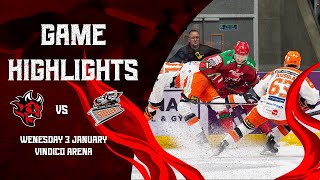 Cardiff Devils v Sheffield Steelers  Jan 3rd 2024 Highlights [upl. by Renado]