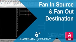 AutoCAD Electrical Fan In Source Fan Out Destination Tutorial for Electrical Engineers [upl. by Orlene]