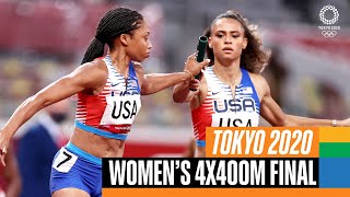 🏃‍♀️ Womens 4x400m Final  Tokyo Replays [upl. by Larrisa]