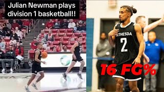 Julian Newman Almost Got KICKED Out Of College [upl. by Auqinihs]