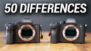 Sony a7 IV vs a7III  50 Differences 4K60FPS [upl. by Silloh52]