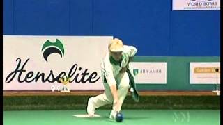 Lawn Bowls World Indoor 2007 Warilla Nardella Aus Vs Trigwell Sth Afr [upl. by Nonie693]