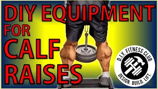 12 Calf Raise Options using DIY Gym Equipment [upl. by Kalie781]