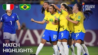 Italy v Brazil  FIFA Women’s World Cup France 2019  Match Highlights [upl. by Holleran]