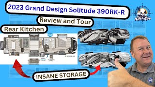 2023 Grand Design Solitude 390RKR Intro and Tour Best 5th Wheel with INSANE STORAGE [upl. by Dunlavy]