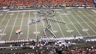 The Original Marching Band Forms Giant Football Player [upl. by Seldun]